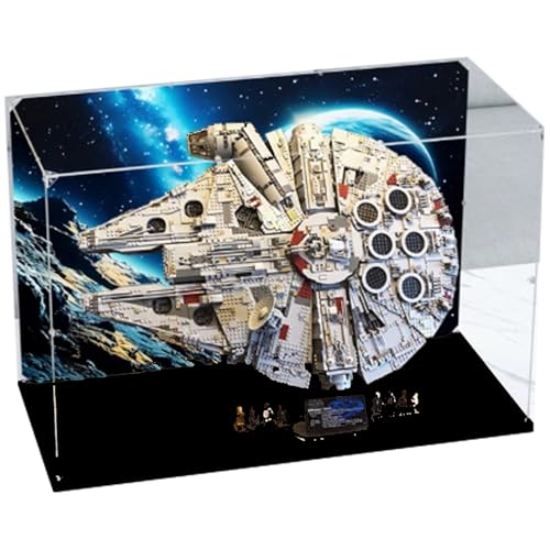 Acryl Display Box für Lego 75192 Millennium Falcon Modell, Transparent Staubdichte Vitrine Aufbewahrungsbox Kompatibel mit Lego 75192 Modell von XINPENGD