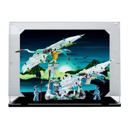 Acryl Display Box für Lego 75572 Modell Flying Winged Beasts Transparent Staubdichte Vitrine Aufbewahrungsbox Kompatibel mit Lego 75572 Modell (Option 2) von XINPENGD