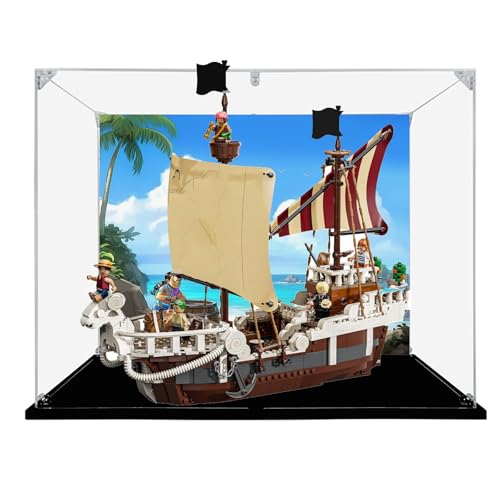 Acryl Display Box für Lego 75639 Schiffsmodell, Transparent Staubdichte Vitrine Aufbewahrungsbox Kompatibel mit Lego 75639 Modell von XINPENGD