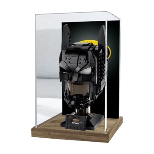 Acryl Display Box für Lego 76182 Helmmodell, Transparente Staubdichte Vitrine Aufbewahrungsbox Kompatibel mit Lego 76182 Modell (Option 2) von XINPENGD