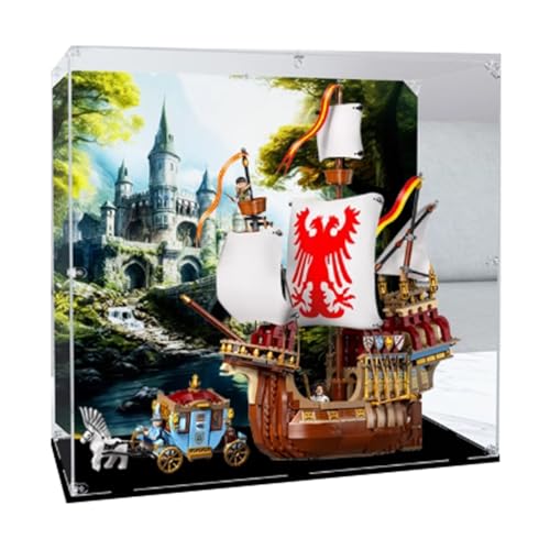 Acryl Display Box für Lego 76440 Modell, Transparent Staubdichte Vitrine Aufbewahrungsbox Kompatibel mit Lego 76440 Modell (Option B) von XINPENGD