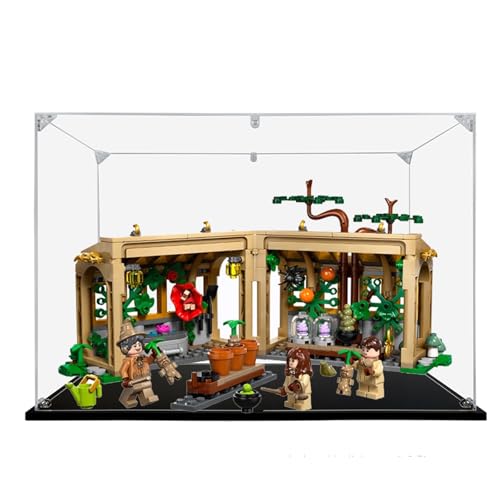 Acryl Display Box für Lego 76445 Kräutermedizin Klasse Modell, Transparent Staubdichte Vitrine Aufbewahrungsbox Kompatibel mit Lego 76445 Modell (Option 2) von XINPENGD