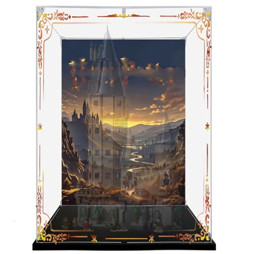 Acryl Display Box für Lego 76454 Towers Modell, Transparent Staubdichte Vitrine Aufbewahrungsbox Kompatibel mit Lego 76454 Modell (Option 2) von XINPENGD