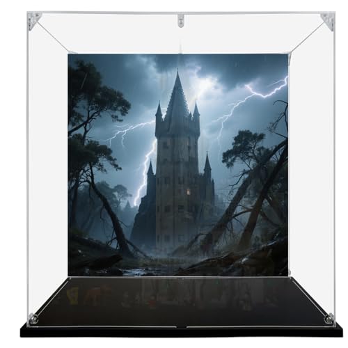 Acryl Display Box für Lego 76454 Towers Modell, Transparent Staubdichte Vitrine Aufbewahrungsbox Kompatibel mit Lego 76454 Modell (Option 2) von XINPENGD