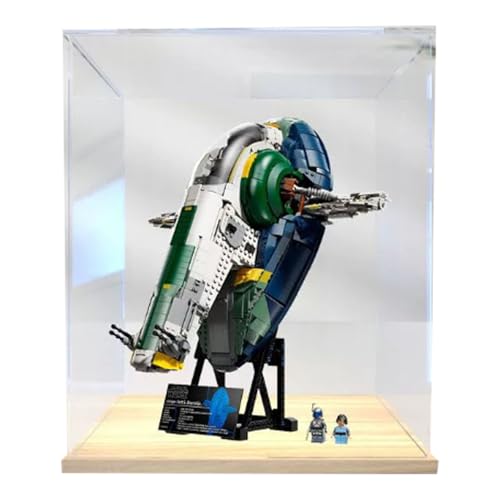 Acryl Displaybox kompatibel mit Lego 75409 Raumschiff zum Sammeln und Schützen von Displays klar 45,0 x 34,8 x 49,8 cm (Modell nicht im Lieferumfang enthalten) (Option 2) von XINPENGD