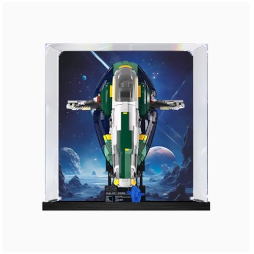 Acryl Displaybox kompatibel mit Lego 75409 Raumschiff zum Sammeln und Schützen von Displays klar 45,0 x 34,8 x 49,8 cm (Modell nicht im Lieferumfang enthalten) (Option A) von XINPENGD