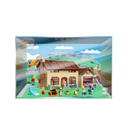Acryl-Vitrine für Lego 71006 Haus, stabile Aufbewahrungsbox, 50,8 x 30 x 26,9 cm (ohne Modelle) von XINPENGD