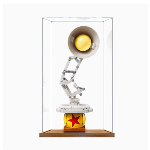 Acryl-Vitrine kompatibel mit Lego 21357 Kleine Tischlampe zum Sammeln und Schützen von Displays, transparent, 19,8 x 19,8 x 39,9 cm (Modell nicht im Lieferumfang enthalten) (Option 1) von XINPENGD
