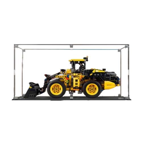 Acryl-Vitrine kompatibel mit Lego 42209 Elektrischer Radlader zum Sammeln und Schützen von Displays, transparent, 39,9 x 24,9 x 24,9 cm (Modell nicht im Lieferumfang enthalten) (3 mm) von XINPENGD