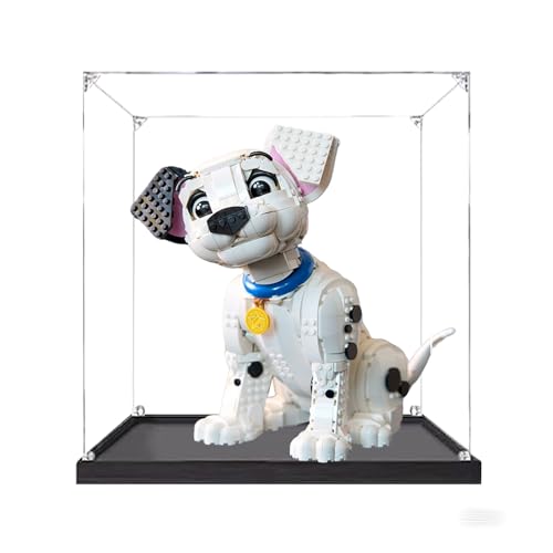 Display-Box aus Acryl, kompatibel mit Lego 43269 Spotted Dog zum Sammeln und Schützen von Bildschirmen, transparent, 35,8 x 35,5 x 35,8 cm (Modell nicht im Lieferumfang enthalten) (transparent von XINPENGD