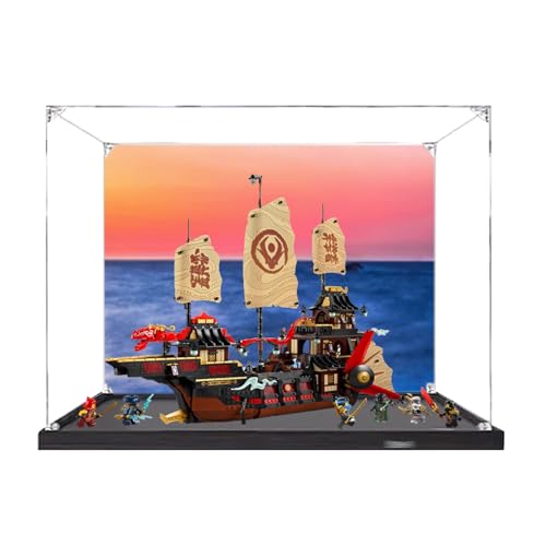 Display-Box aus Acryl, kompatibel mit Lego 71848, The Temple Reward Number, zum Sammeln und Schützen von Bildschirmen, transparent, 70 x 30 x 60 cm (Modell nicht im Lieferumfang enthalten) (Option A) von XINPENGD