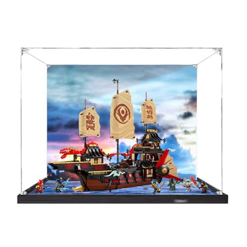 Display-Box aus Acryl, kompatibel mit Lego 71848 The Temple Reward Number zum Sammeln und Schützen von transparenten Bildschirmen, 70,5 x 29,5 x 29,9 cm (Modell nicht im Lieferumfang enthalten Display-Box aus Acryl, kompatibel mit Lego 71848 The Temple Reward Number zum Sammeln und Schützen von transparenten Bildschirmen, 70,5 x 29,5 x 29,9 cm (Modell nicht im Lieferumfang enthalten von XINPENGD