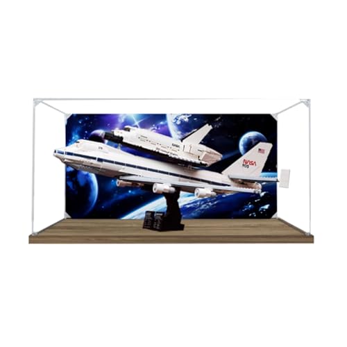 Displaybox aus Acryl, kompatibel mit Lego 10360, Raumtransporter zum Sammeln und Schützen von transparenten Bildschirmen, 69,9 x 60,9 x 29,9 cm (Modell nicht im Lieferumfang enthalten) (Option B von XINPENGD