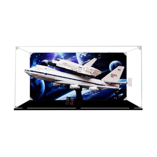 Displaybox aus Acryl, kompatibel mit Lego 10360, Raumtransporter zum Sammeln und Schützen von transparenten Bildschirmen, 70 x 60 x 29 x 29 cm (Modell nicht im Lieferumfang enthalten) (Option B von XINPENGD