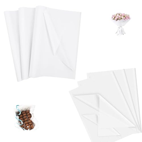 80 Blatt Seidenpapier Weiß 50x70 cm Packseide Transparent Geschenkpapier für Hochzeit Geburtstag Weihnachten DIY Deko Basteln Verpacken 80 Blatt Seidenpapier Weiß 50x70 cm Packseide Transparent Geschenkpapier für Hochzeit Geburtstag Weihnachten DIY Deko Basteln Verpacken von XINTANGXIA