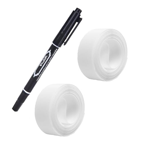 Namensetiketten Waschbar Weiß Kleidung Tags 2 Rolle Stoffband für Kinder und zum Beschriften mit Namen und Markieren auf der Kleidung mit Stift Namensetiketten Waschbar Weiß Kleidung Tags 2 Rolle Stoffband für Kinder und zum Beschriften mit Namen und Markieren auf der Kleidung mit Stift von XINTANGXIA