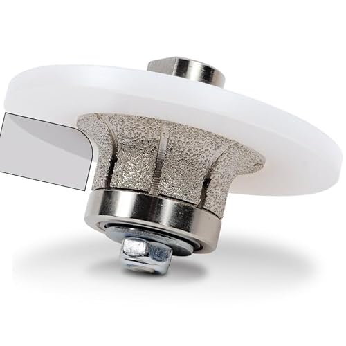 Half Bullnose Schleifscheibe Diamant Hand Profiler - 20mm Kantenformfräser Bits für Granit Quarz Marmor & Stein Küchenarbeitsplatten Half Bullnose Schleifscheibe Diamant Hand Profiler - 20mm Kantenformfräser Bits für Granit Quarz Marmor & Stein Küchenarbeitsplatten von XINXING MARINE