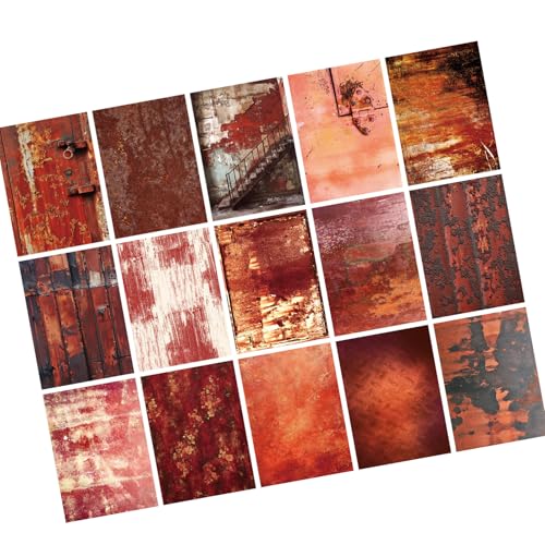 30 Stück Antique Scrapbooking Papier 10 x 14 cm Dekoration Hintergrund für Zeitung Handwerk Foto Album Verpackung Journal von XINYIN