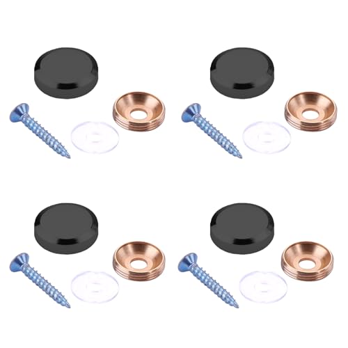 4 Stück Werbetafel-Dekoration, Nägel, Glasbefestigungen, Befestigungsnägel, Werbenägel, Glas, dekorative Schrauben, Befestigungen von XINYIN