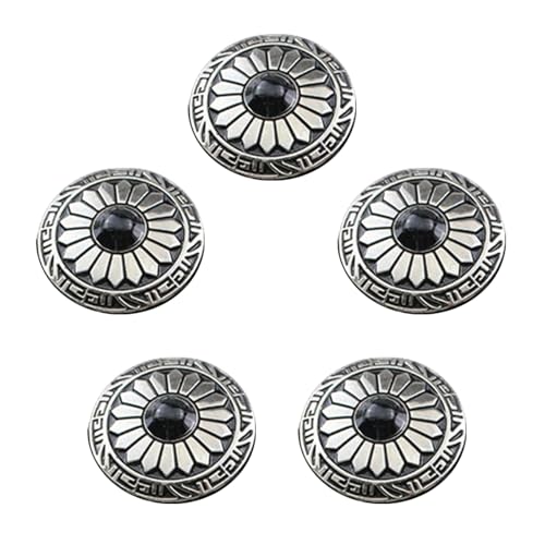 5 Stück 25 mm Blumenknöpfe Imitation Türkis Knopf Hochzeit Knöpfe Kleidung Knopf für Handwerk Dekoration von XINYIN