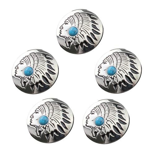 5 Stück 25 mm Blumenknöpfe Imitation Türkis Knopf Hochzeit Knöpfe Kleidung Knopf für Handwerk Dekoration 5 Stück 25 mm Blumenknöpfe Imitation Türkis Knopf Hochzeit Knöpfe Kleidung Knopf für Handwerk Dekoration von XINYIN