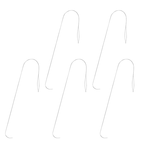 5 hocheffiziente Nadeln mit großen Ösen, Perlenspinner, Perlenwerkzeug für handgefertigte Enthusiasten, Schmuckherstellungszubehör 5 hocheffiziente Nadeln mit großen Ösen, Perlenspinner, Perlenwerkzeug für handgefertigte Enthusiasten, Schmuckherstellungszubehör von XINYIN
