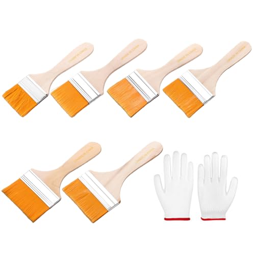 6-teiliges Nylon-Pinsel-Set, Tastatur-Reinigungspinsel zum Malen und Reinigen mit bequemem Holzgriff, Acryl- und Ölmalpinsel 6-teiliges Nylon-Pinsel-Set, Tastatur-Reinigungspinsel zum Malen und Reinigen mit bequemem Holzgriff, Acryl- und Ölmalpinsel von XINYIN