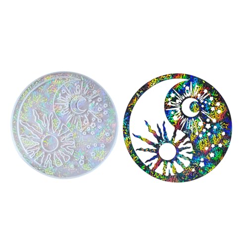Epoxidharz-Sonnenformen für 3D-Wanddekorationen, Silikon-Sonnenharz-Anhängerform für handgefertigte Wanddekorationen und Desktop-Ornamente Epoxidharz-Sonnenformen für 3D-Wanddekorationen, Silikon-Sonnenharz-Anhängerform für handgefertigte Wanddekorationen und Desktop-Ornamente von XINYIN