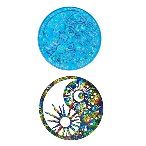 Epoxidharz-Sonnenformen für 3D-Wanddekorationen, Silikon-Sonnenharz-Anhängerform für handgefertigte Wanddekorationen und Desktop-Ornamente Epoxidharz-Sonnenformen für 3D-Wanddekorationen, Silikon-Sonnenharz-Anhängerform für handgefertigte Wanddekorationen und Desktop-Ornamente von XINYIN