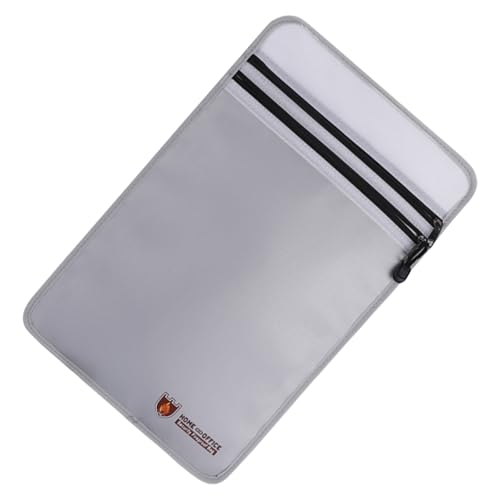 Feuerfeste Tasche, wasserabweisend, Dokumentenmappe mit Doppelreißverschlüssen, Dokumententasche für sichere Aufbewahrung Feuerfeste Tasche, wasserabweisend, Dokumentenmappe mit Doppelreißverschlüssen, Dokumententasche für sichere Aufbewahrung von XINYIN