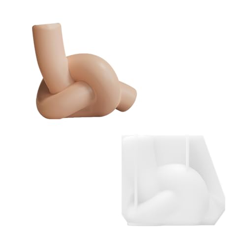 Flexible Form für dekorative Knoten, Textur, konische Kerzenständer, Gips, Basteln, Epoxidharze, Gießen, dekorative Knoten, Design, Kerzenständer von XINYIN
