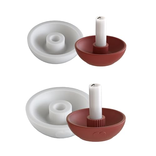 Flexible Silikonhalter-Gussformen für Kunstharz-Kunstprojekte, kreative Weihnachtsdekoration, Bastelbedarf, Epoxidharz-Gussformen von XINYIN