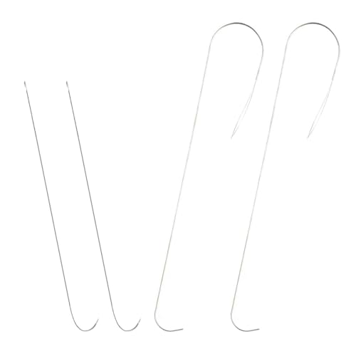 Handliches Perlennadel-Set, modisches Accessoire für Schmuckhersteller, 4 Größen, tragbar, für Halsketten und Armbänder Handliches Perlennadel-Set, modisches Accessoire für Schmuckhersteller, 4 Größen, tragbar, für Halsketten und Armbänder von XINYIN