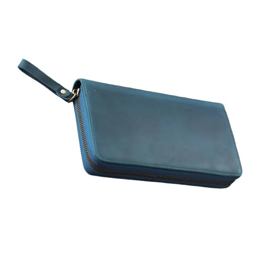Ledereinband für 18 x 8 cm große Feldnotizen, kleine Notizblöcke, Taschenbuch, Reißverschluss, Ledereinband mit elastischem Stiftschlitz, Planer-Organizer Ledereinband für 18 x 8 cm große Feldnotizen, kleine Notizblöcke, Taschenbuch, Reißverschluss, Ledereinband mit elastischem Stiftschlitz, Planer-Organizer von XINYIN
