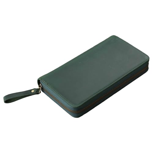 Ledereinband für 18 x 8 cm große Feldnotizen, kleine Notizblöcke, Taschenbuch, Reißverschluss, Ledereinband mit elastischem Stiftschlitz, Planer-Organizer Ledereinband für 18 x 8 cm große Feldnotizen, kleine Notizblöcke, Taschenbuch, Reißverschluss, Ledereinband mit elastischem Stiftschlitz, Planer-Organizer von XINYIN