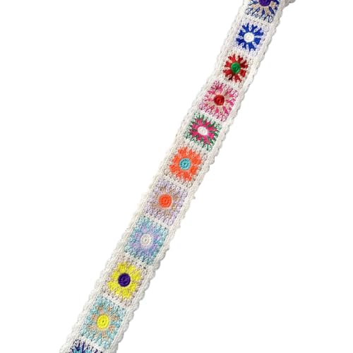 Maschinell gewebtes Häkel-Band, für Kleidung, Nähen, handgefertigte Stickerei, Blumenmuster, Band für Nähprojekte von XINYIN