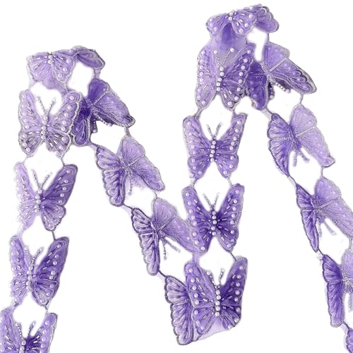 Schöne Pailletten-Applikationen, Schmetterlingsspitze, Brautkleid, Verzierung für kreative Projekte Schöne Pailletten-Applikationen, Schmetterlingsspitze, Brautkleid, Verzierung für kreative Projekte von XINYIN