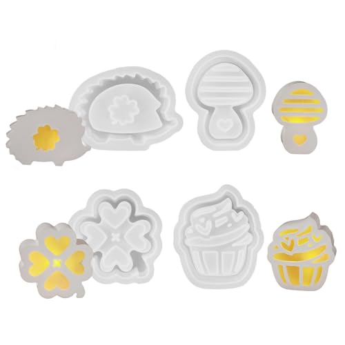 Silikonform für Atmosphäre, Licht-Silhouetten, hohl, Ornament, Kerzenständer, Gips, Schmuckherstellung, Beton, Gips, Formen-Set von XINYIN