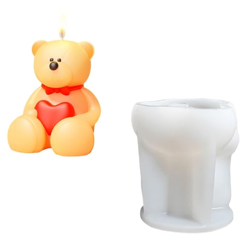 Silikonformen mit Hasenbärmotiv für Epoxidharz, Seife, Fondant, Schokolade, Süßigkeiten, Backen, Zement, Ton Silikonformen mit Hasenbärmotiv für Epoxidharz, Seife, Fondant, Schokolade, Süßigkeiten, Backen, Zement, Ton von XINYIN