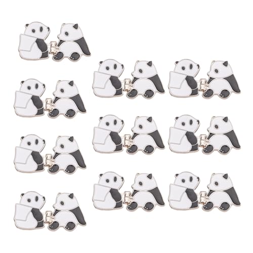 XINYIN 10 Paar Panda geformte Jeans Taille Knopf verstellbare Hosen Taillenspanner für Jeans Hosen Taillenversteller Schnallen von XINYIN