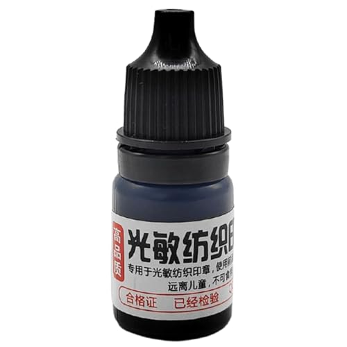 XINYIN 5 Ml/Flasche Textiltinte DIY Spezialtinte Für Studentenkinder Namensstempel Wasserdichter Druck Auf Kleidung Rucksack Nicht Verblassen Textiltinte von XINYIN