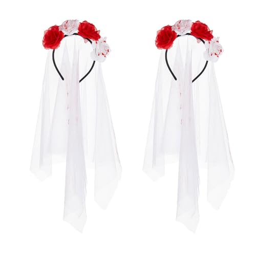 XINYIN Elegantes Haarband für Halloween-Partys, Kopfschmuck, Haar-Accessoire, einzigartiger schwarzer langer Kopfschmuck für Partys von XINYIN