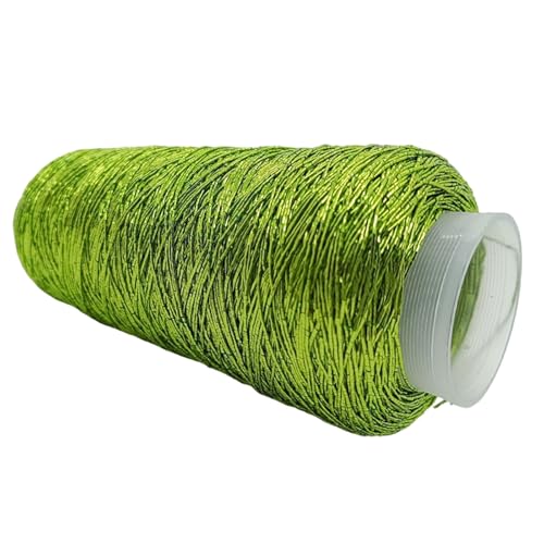XINYIN Funkelndes Metallic-Garn, Häkelgarn, Strickgarn, Polyestergarn, 200 g/Rolle, für Geldbörse, Tasche, Anhänger, Schlüsselanhänger XINYIN Funkelndes Metallic-Garn, Häkelgarn, Strickgarn, Polyestergarn, 200 g/Rolle, für Geldbörse, Tasche, Anhänger, Schlüsselanhänger von XINYIN