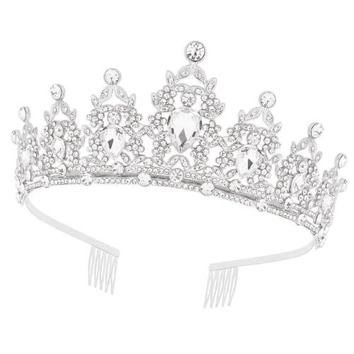 XINYIN Haarreif für Mädchen, glitzernde Krone, Abschlussbälle für Königin, Geburtstag, Stirnbänder, Foto-Requisiten, elegante Kostüm-Kopfbedeckung XINYIN Haarreif für Mädchen, glitzernde Krone, Abschlussbälle für Königin, Geburtstag, Stirnbänder, Foto-Requisiten, elegante Kostüm-Kopfbedeckung von XINYIN