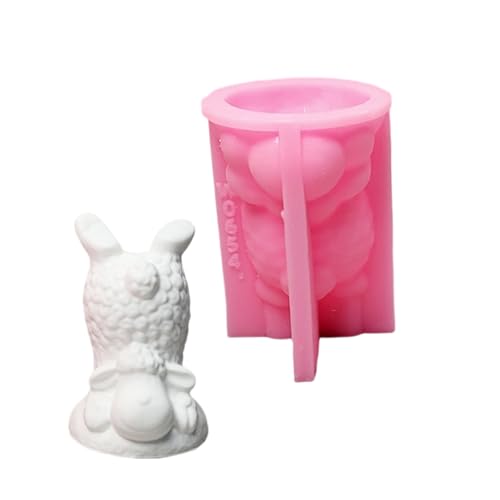 XINYIN Handgefertigte Silikonformen mit umgekehrter Ziege, Gips, Ornamente, Gießformen, Tierformen, Bastelbedarf von XINYIN