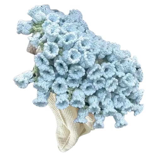 XINYIN Handgefertigtes Häkelblumendecken-Set mit Schritt-für-Schritt-Videoanleitung (evtl. nicht in deutscher Sprache) für Anfänger und Erwachsene, handgefertigte Blumenstraußdecke von XINYIN