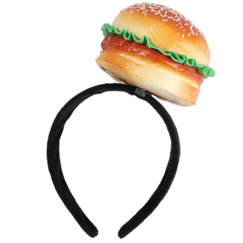 XINYIN Lustiger Cheeseburger-Haarreif, einzigartige Kopfbedeckung, schöne Stile, Stirnbänder für Schulveranstaltungen und Geburtstagsfeiern XINYIN Lustiger Cheeseburger-Haarreif, einzigartige Kopfbedeckung, schöne Stile, Stirnbänder für Schulveranstaltungen und Geburtstagsfeiern von XINYIN