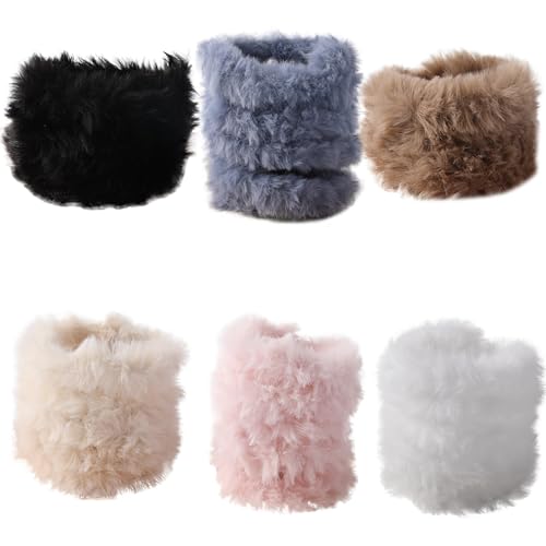 XINYIN Pfeifenreiniger, Chenille-Stiele, Bastelstreifen, flauschiger Stab, handgefertigtes Bastelzubehör, Plüschpuppen, Drehstäbe, 6 Farben von XINYIN
