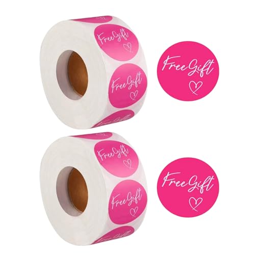 XINYIN Runde Giveaway-Etiketten, 2,5 cm, 3,8 cm, selbstklebende Etiketten für Boutiquen, kleine Unternehmen, 250 Stück von XINYIN