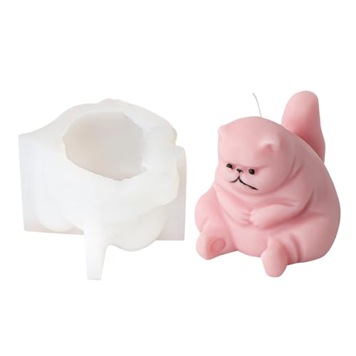 XINYIN Silikonformen mit niedlichen Katzen, Backformen, Epoxidharz-Formen für Kuchen, Schokolade, Dekorationen von XINYIN